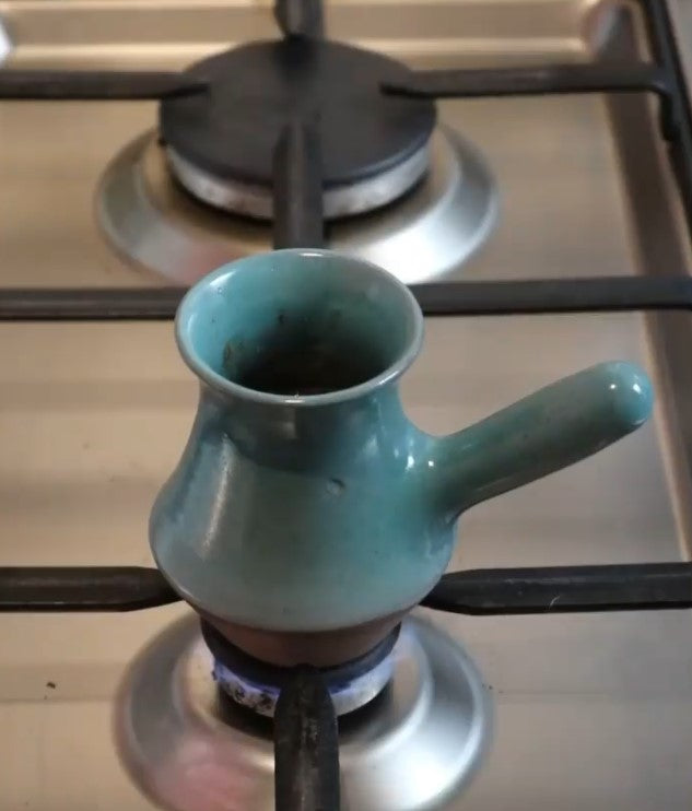 Wide Ceramic Turkish Coffee Pot